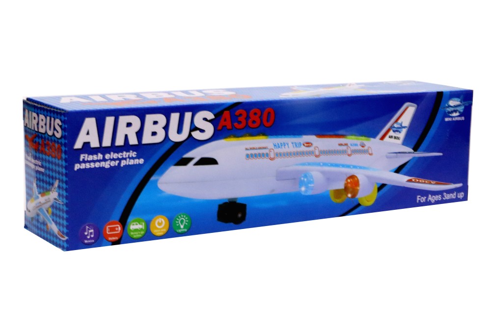 LED Light-Up Toy Airplane – Interactive Flying Plane for Kids