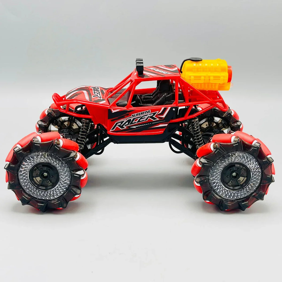 RC Monster Climbing Stunt Car – 4WD All Terrain Off-Road Buggy (Spray & Light Effect)