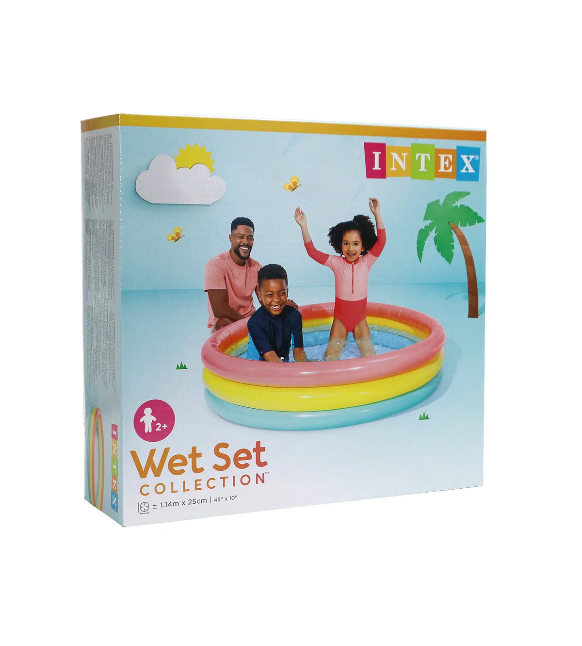 Intex Wet Set Three Ring Kids Inflatable Pool – 45 x 10