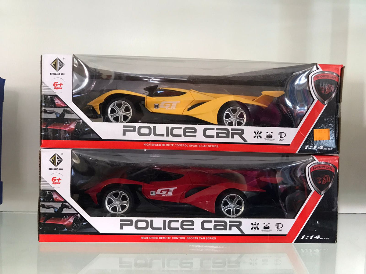 High-Speed Remote Control Police Car – 1:14 Scale, Full Function RC Sports Vehicle for Kids 6+