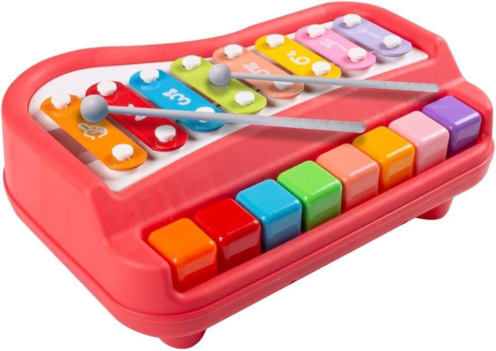 Hand Knock Piano – Colorful Educational Musical Toy for Kids (Developmental Learning Instrument, Ages 3+)