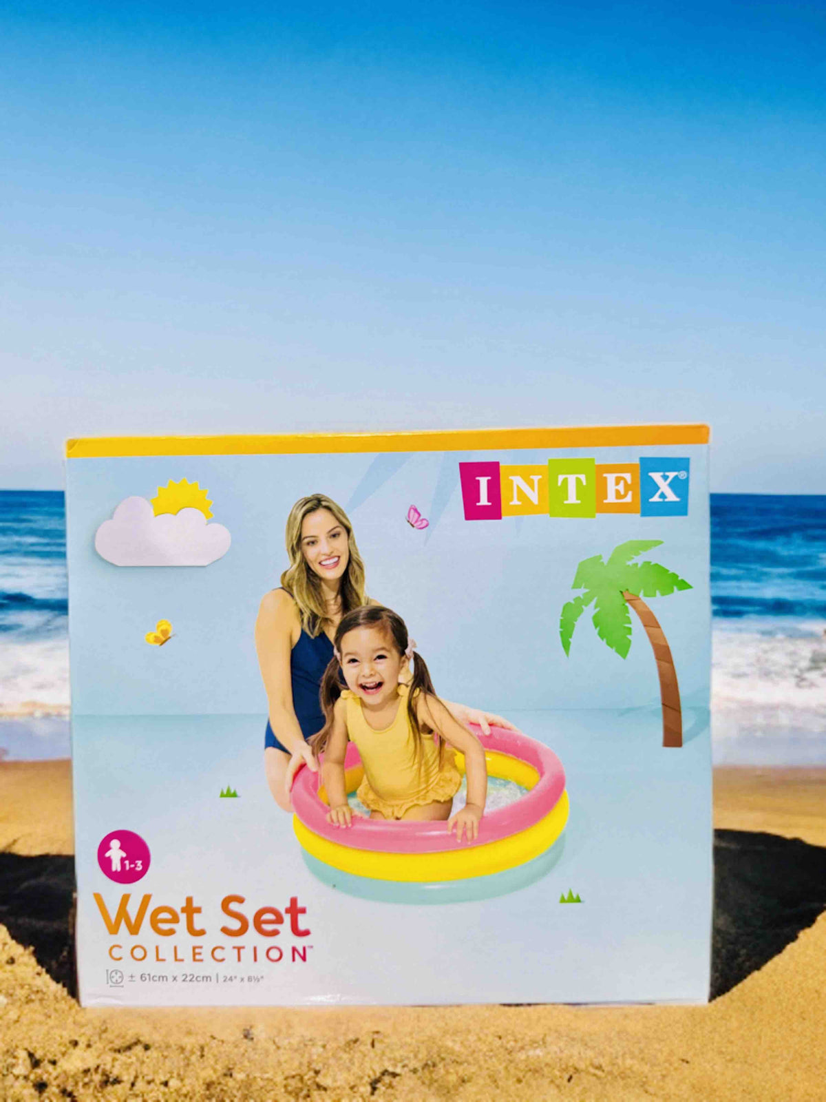 Intex Wet Set Collection Inflatable Kids Pool – 24” x 8½”