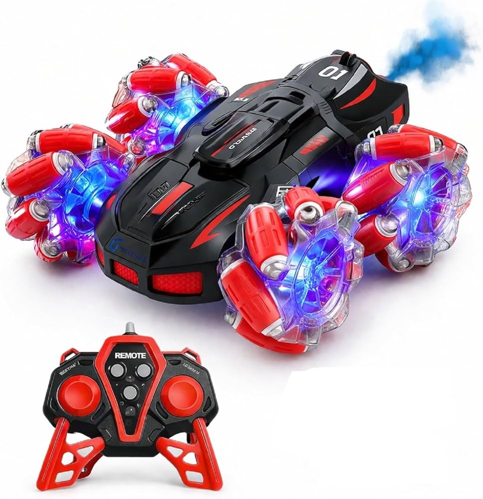 Stunt Spray RC Car – 360° Rotating Remote Control Car