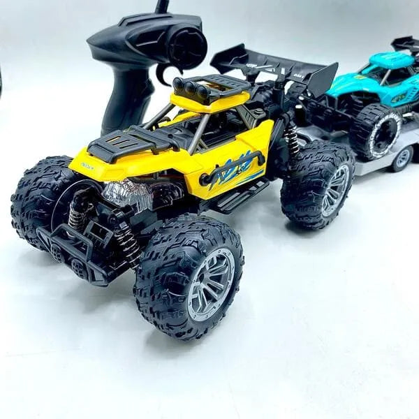 Racing Car Spray RC Set – 2.4GHz Remote Control Off-Road Stunt Vehicle (Dual Pack)