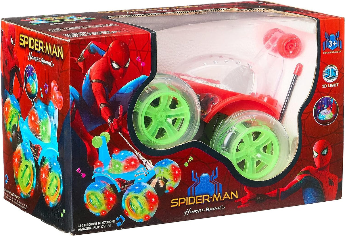 360° Rotating Wheels – Remote Control Action Car for Kids 3+