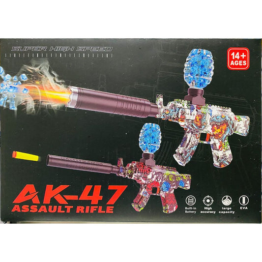 AK-47Toy Gel Blaster – Rechargeable Foam Dart Gun for Kids