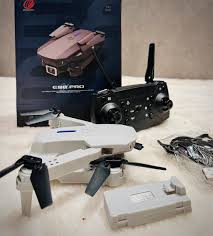 E88 Pro Foldable Drone Set with HD Camera – Remote Control Portable Drone