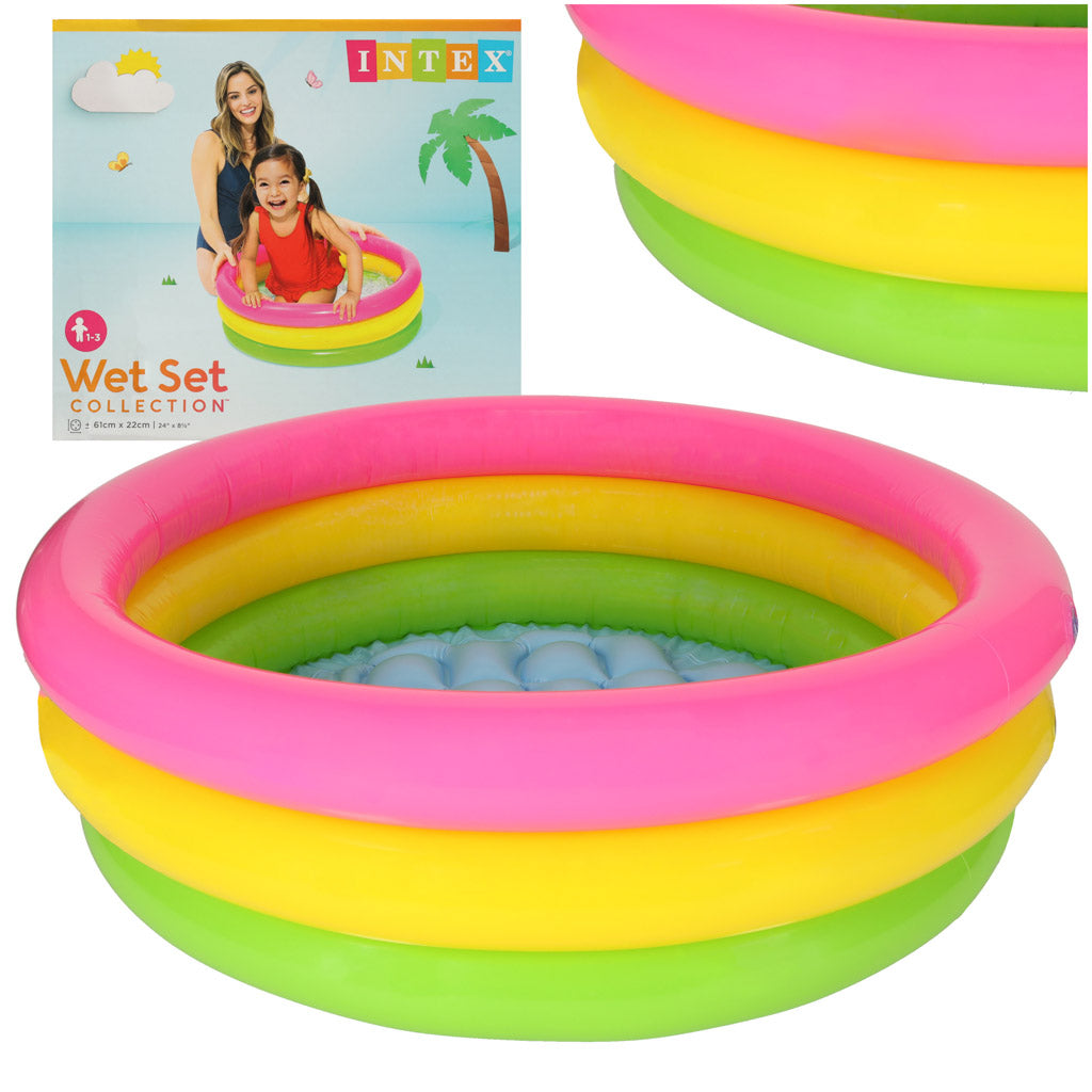 Intex Wet Set Collection Inflatable Kids Pool – 24” x 8½”