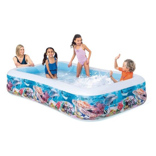 Intex Wet Set Ocean Reef Family Inflatable Pool – 10 feet x 6 feet x 1.5 feet