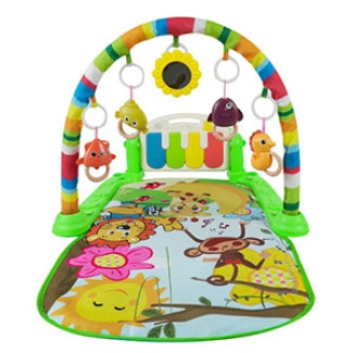 Baby Piano Fitness Rack – Musical Play Gym Mat for Infant
