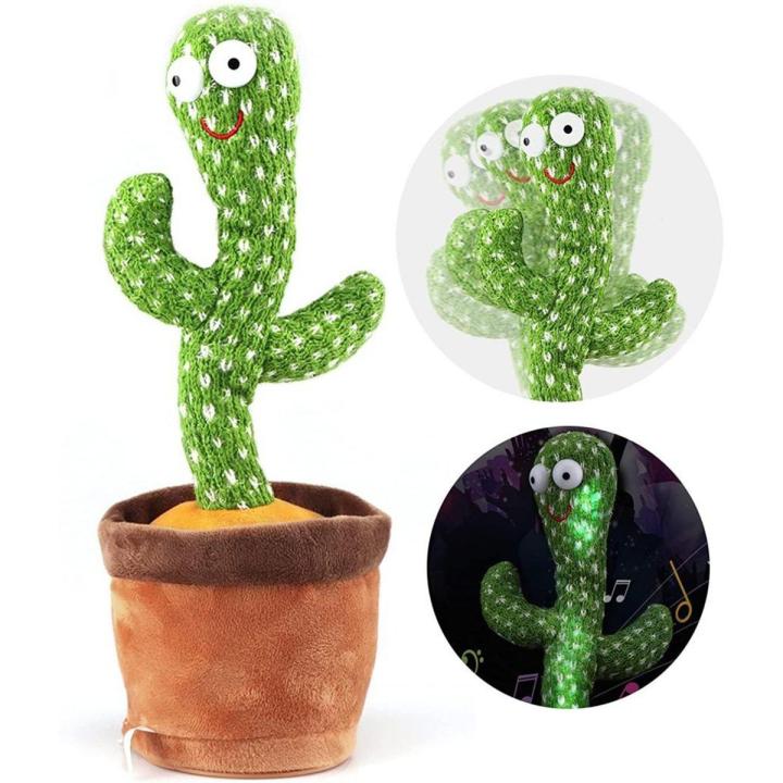 Rechargeable Cute Dancing and Talking Cactus | Interactive Musical Toy for Kids