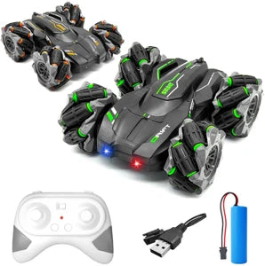 2.4GHz 4WD Remote Control Extreme Drift Stunt Car – LED Lights & Rechargeable