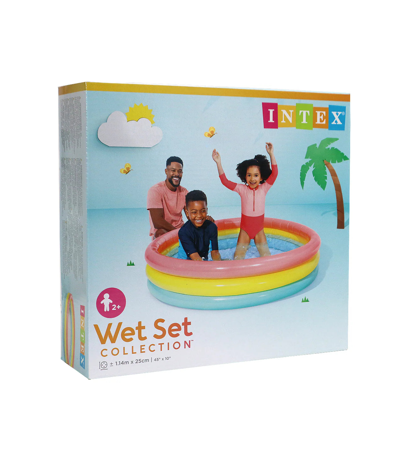 Intex Wet Set Three Ring Kids Inflatable Pool – 45 x 10