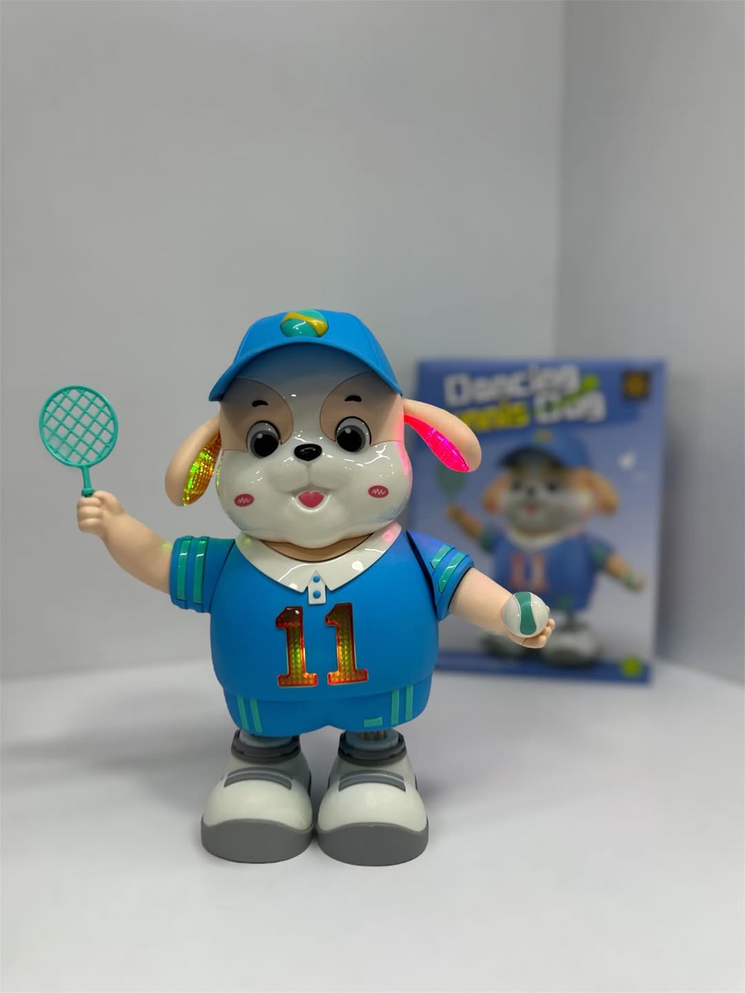 Dancing Tennis Dog Toy with Light & Music – Musical Dog for Kids