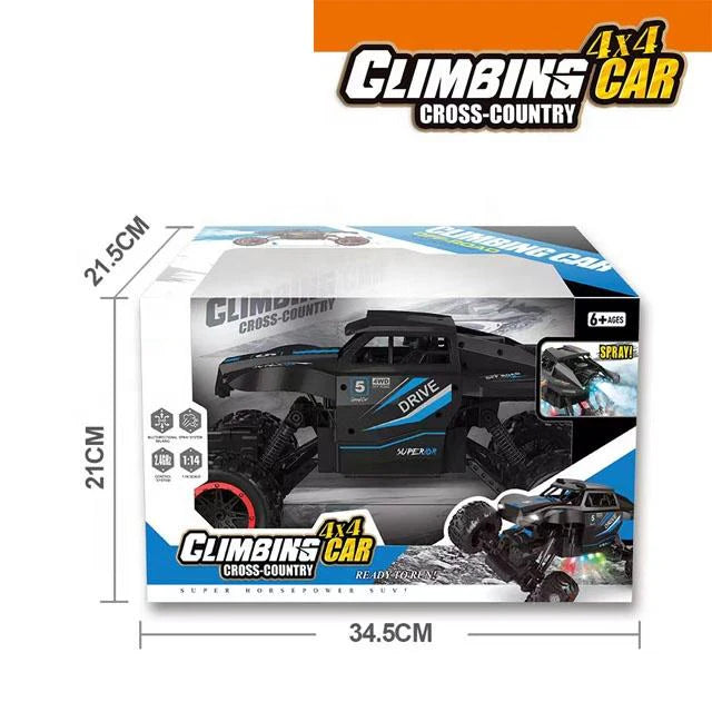 RC Climbing Spray Truck 4x4 Off-Road | High-Speed Remote Control Rock Crawler