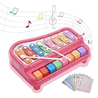 Large Size Xylophone Piano – Educational Rainbow Musical Toy for Kids (Hand Knock Piano, Ages 3+)