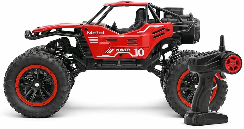 Remote Control Off-Road Rock Crawler – Rechargeable RC Jeep with Spray Effect