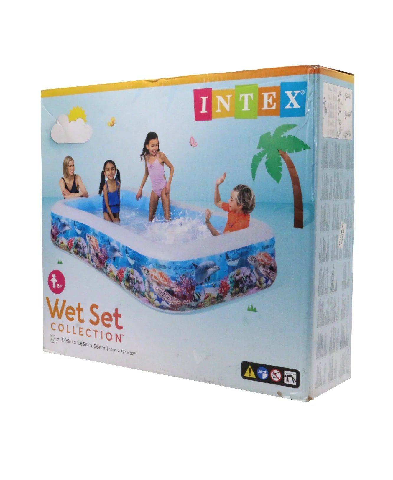 Intex Wet Set Ocean Reef Family Inflatable Pool – 10 feet x 6 feet x 1.5 feet