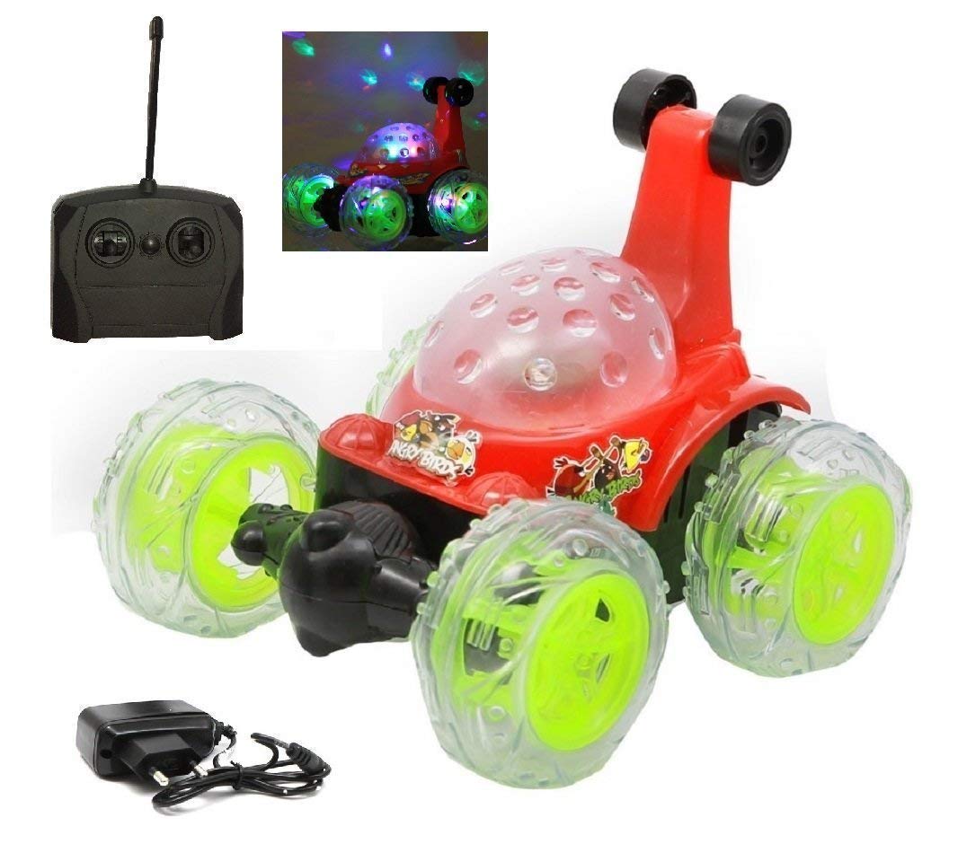 360° Rotating Wheels – Remote Control Action Car for Kids 3+