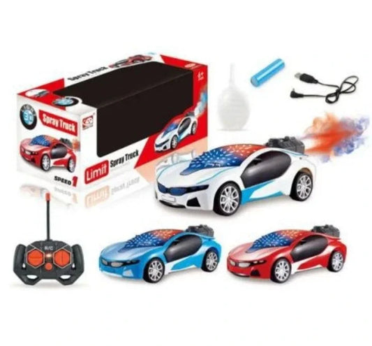 Remote Control Spray Car – Rechargeable RC Smoke Car Toy
