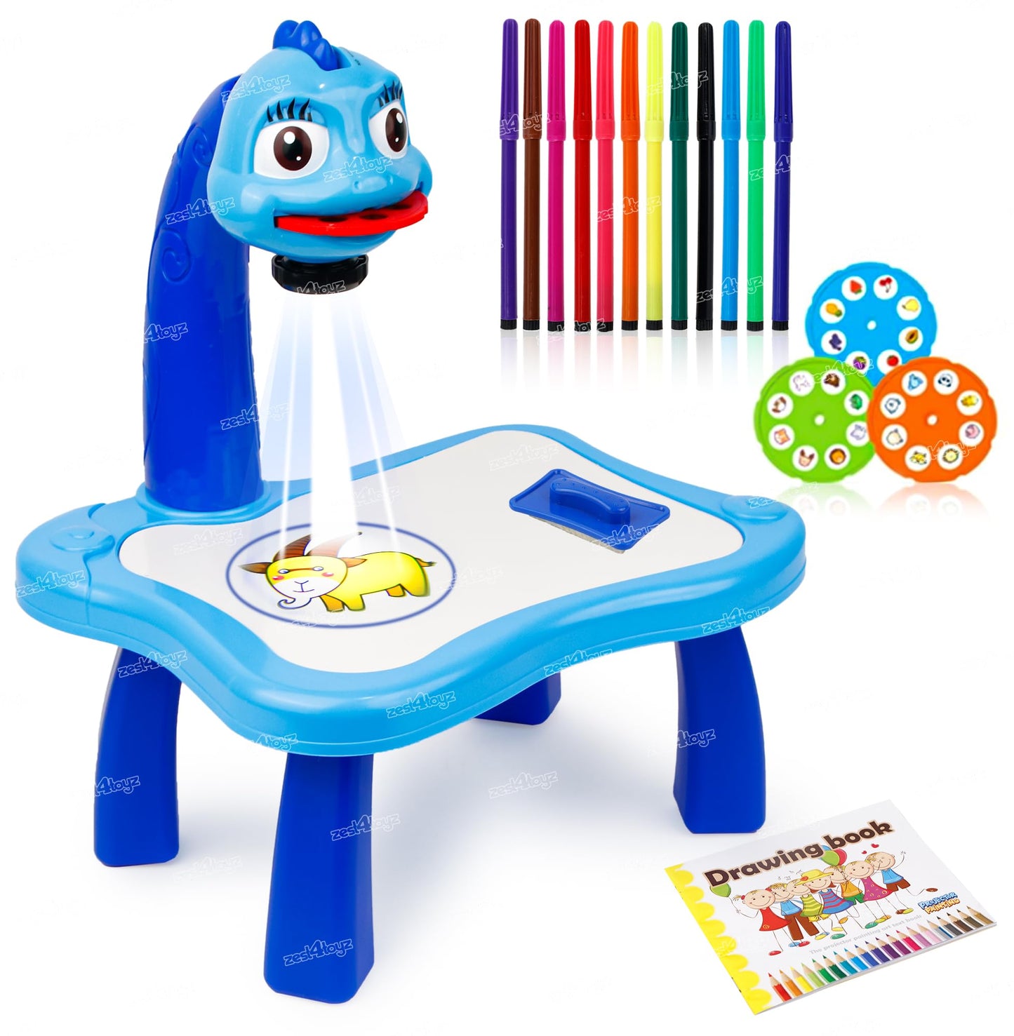 Projector Painting Drawing Table for Kids – Educational Art Desk with Light Projection