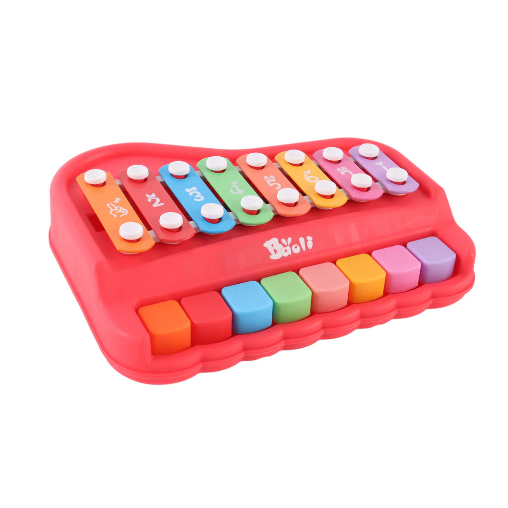 Large Size Xylophone Piano – Educational Rainbow Musical Toy for Kids (Hand Knock Piano, Ages 3+)