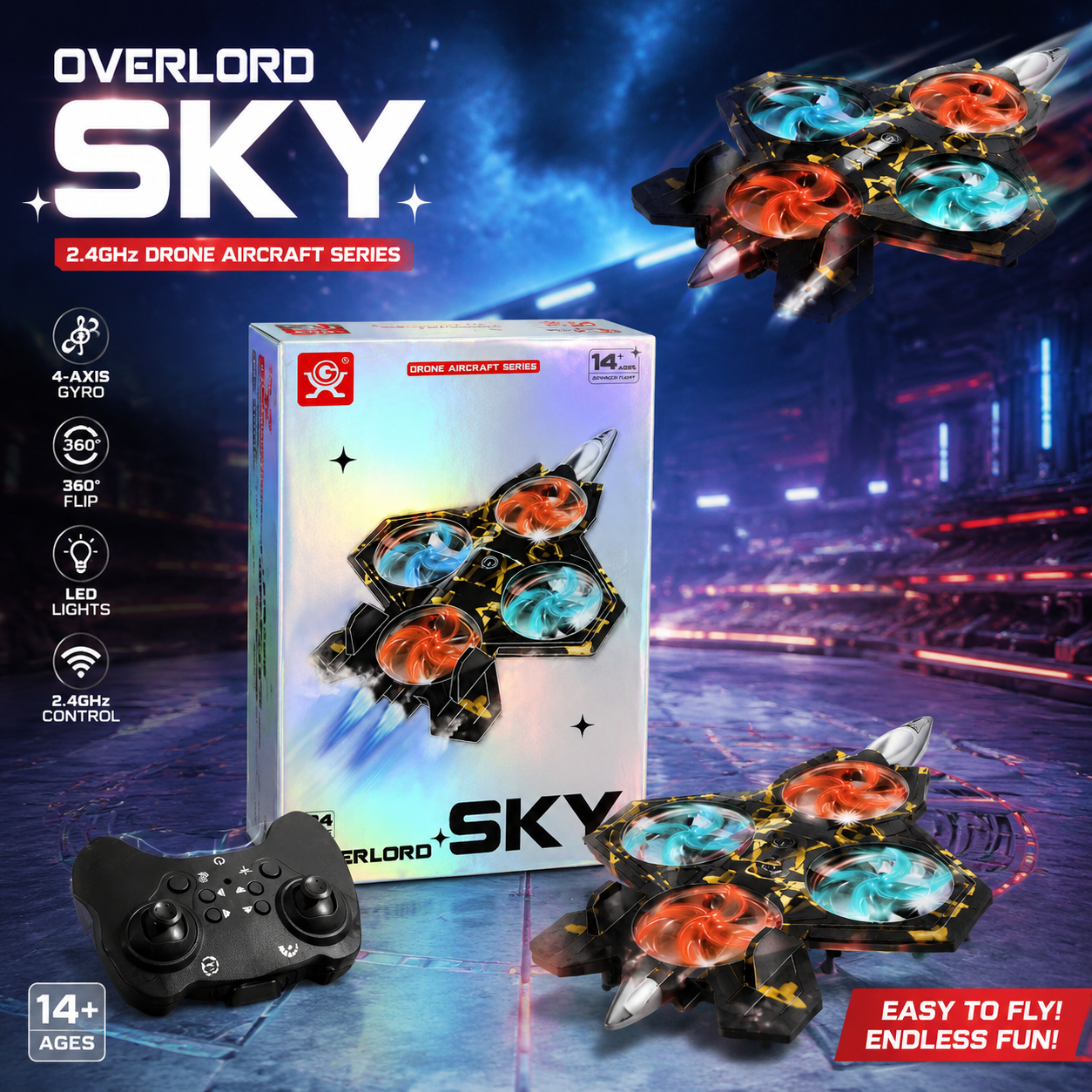 Sky Fighter  – 2.4GHz Drone Aircraft Series