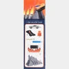 Stunt Car Track Set with Launch Pad & Die-Cast Alloy Car for Kids