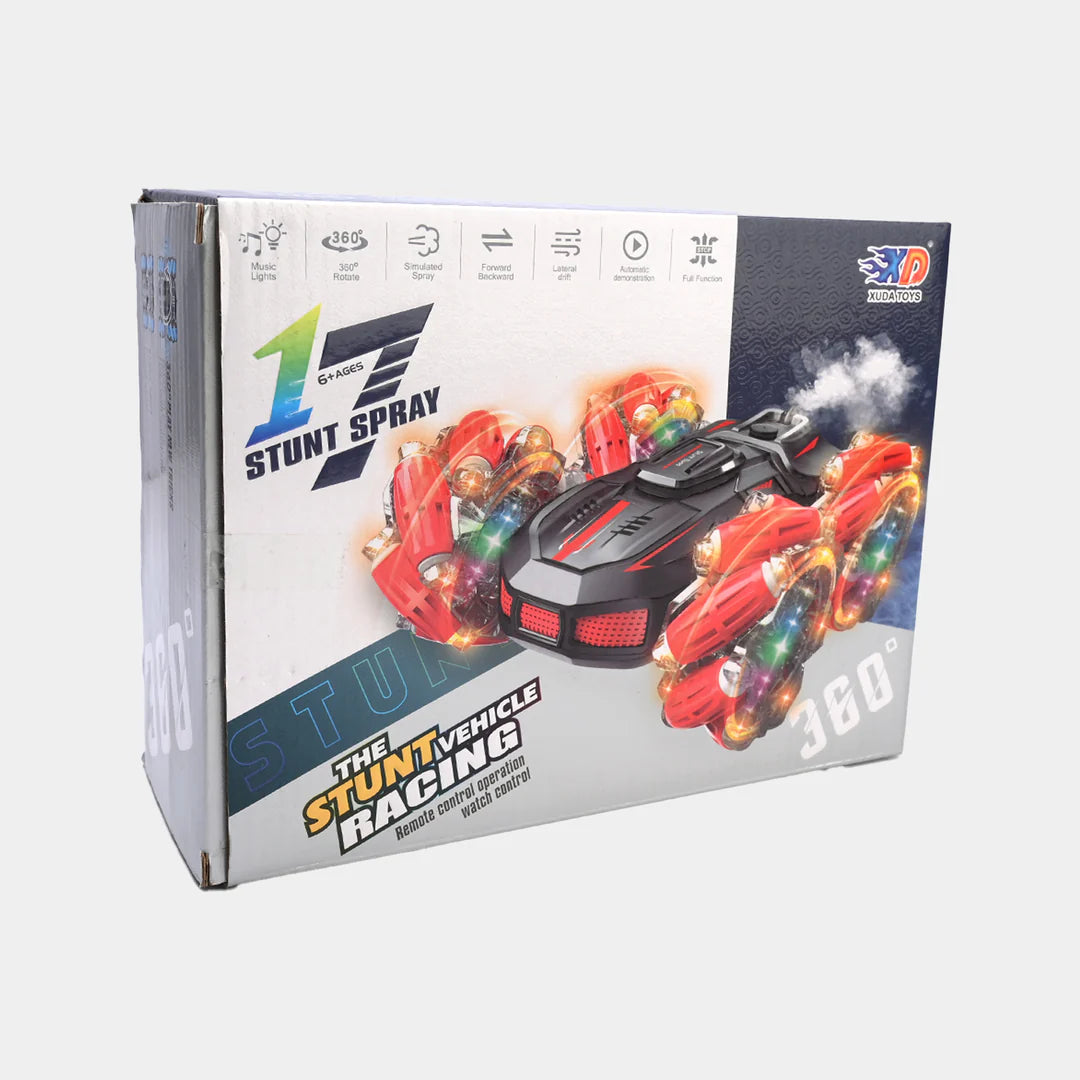 Stunt Spray RC Car – 360° Rotating Remote Control Car