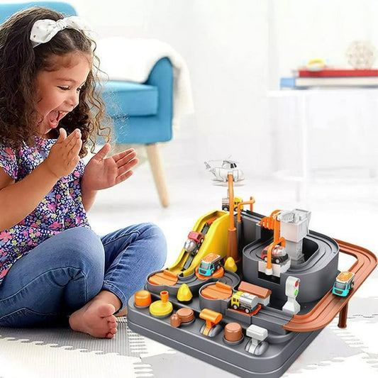 Orbital Park Combination Interactive Track Set – 10-Level Educational Car Adventure Toy for Kids