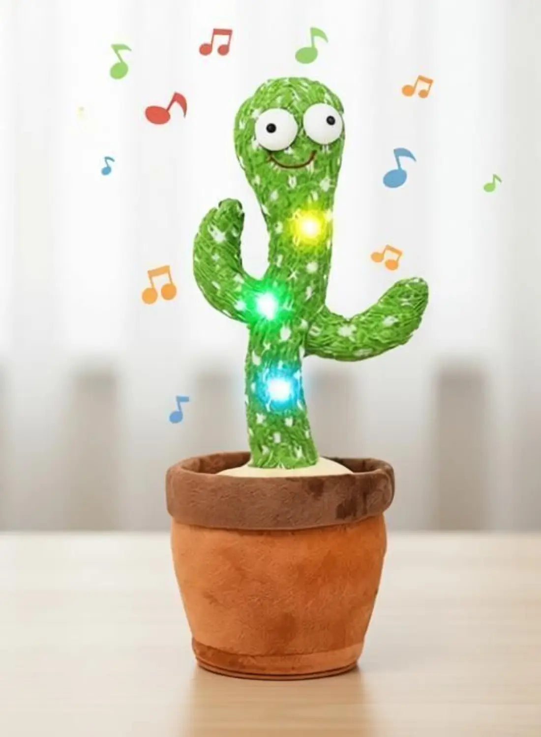 Rechargeable Cute Dancing and Talking Cactus | Interactive Musical Toy for Kids