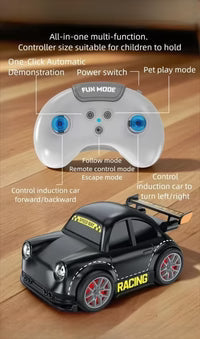 Mini Smart Drift RC Car – 2.4GHz Remote Control Racing Car with Follow, Escape & Drift Modes