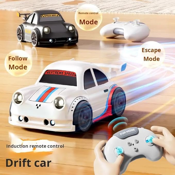 Mini Smart Drift RC Car – 2.4GHz Remote Control Racing Car with Follow, Escape & Drift Modes