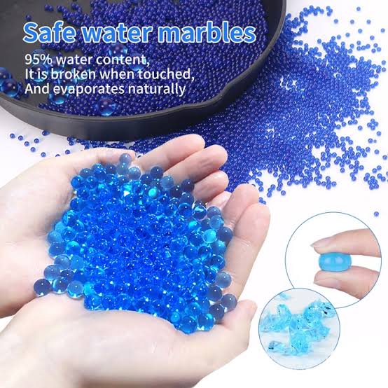 500 PCS Gel Balls Refill Pack (7–8mm) – Water Beads for Gel Blaster Toy Guns