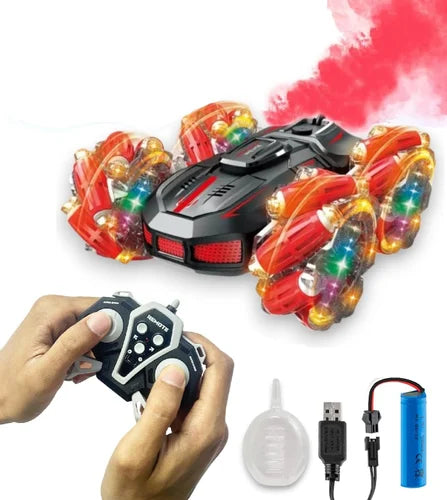 Stunt Spray RC Car – 360° Rotating Remote Control Car